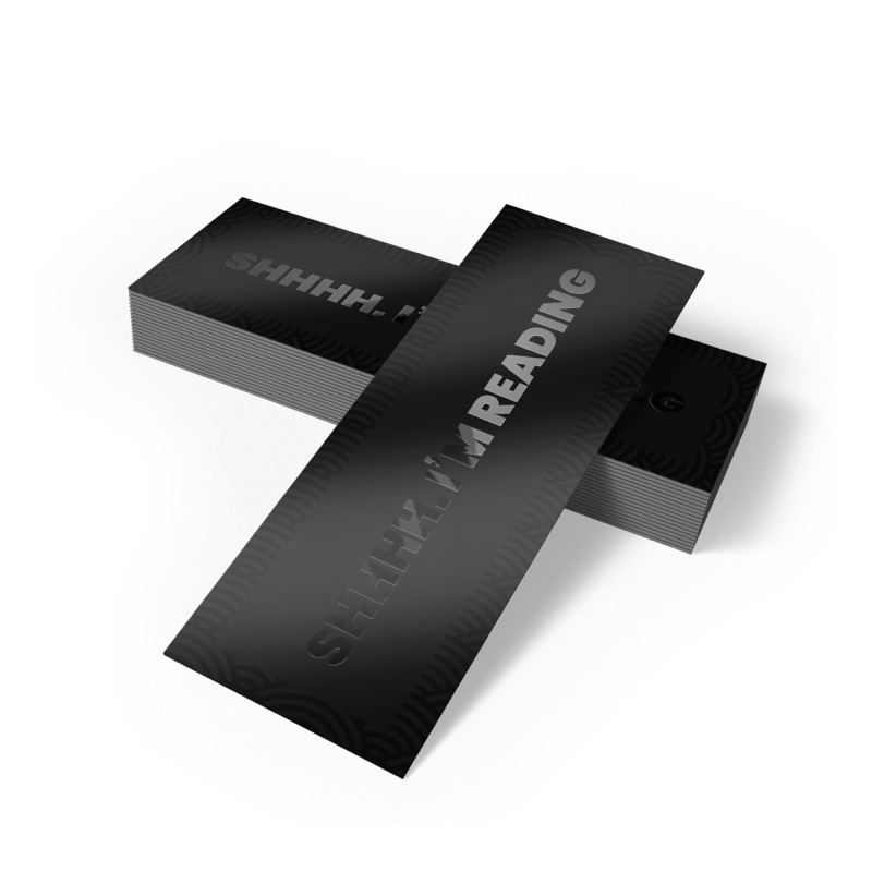 bookmark 16pt matte lam spot uv from Sinalite