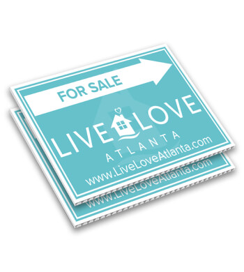 coroplast yard signs from Sinalite