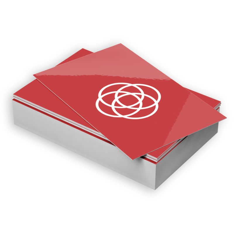 business cards 18pt gloss lamination from Sinalite