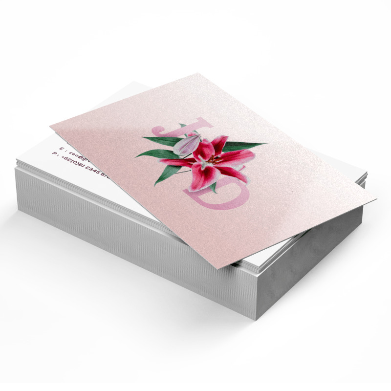 business cards pearl from Sinalite